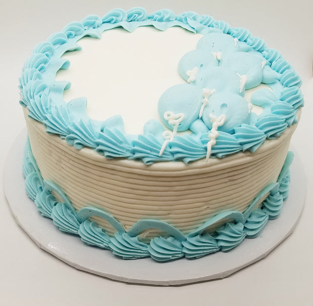 Blue Balloons Party Cake P020