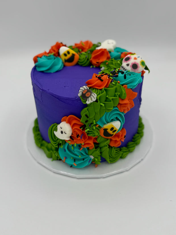 Spooky Swirl Party Cake