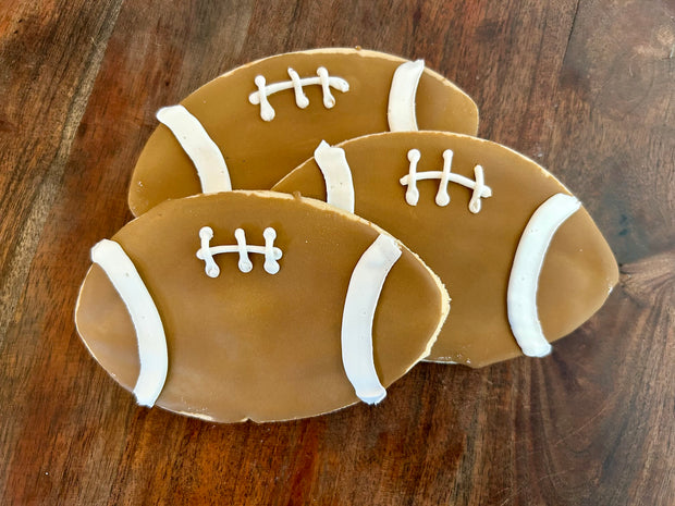 Football Shape Holiday Cookies- C051