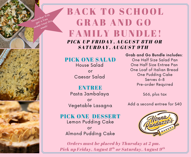 Back to School - Grab and Go Family Bundle