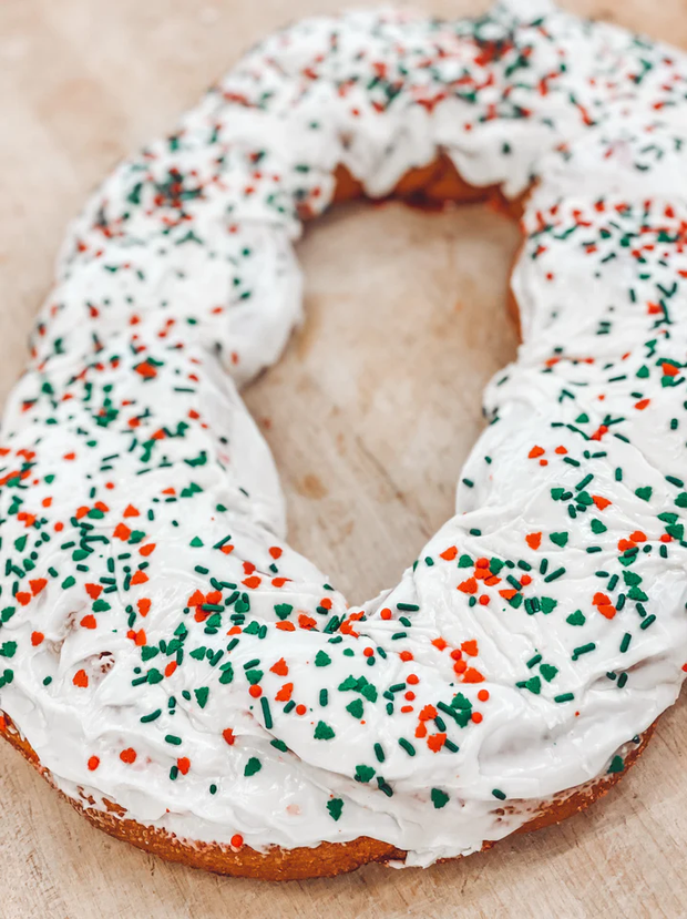 In Store Christmas Sprinkles Traditional King Cake