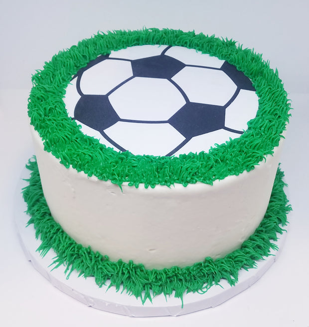 Soccer Party Cake