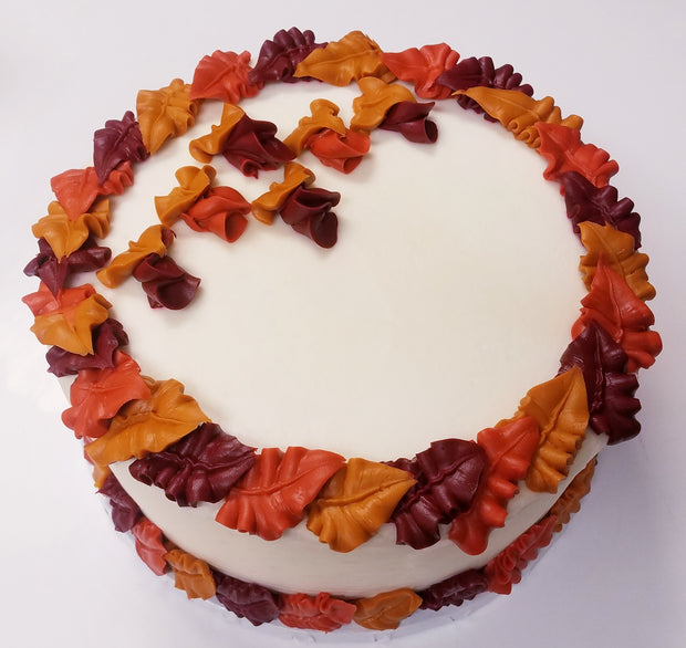 Fall Leaves Party Cake