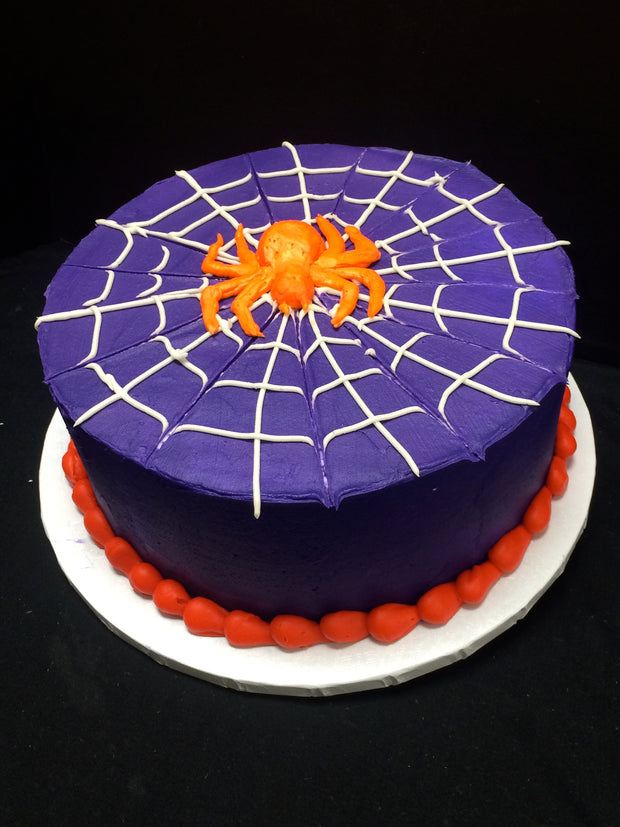 Spider Web Party Cake