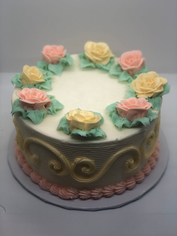 Rose Garden Party Cake